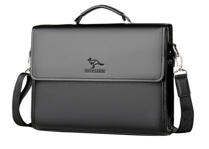 Genuine Leather Texture Shoulder Bag