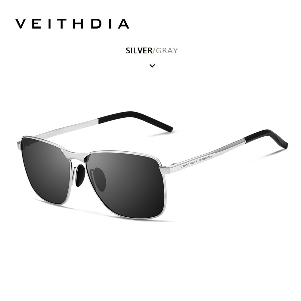 Laser-Engraved Polarized Mens Sunglasses  UV Protection
