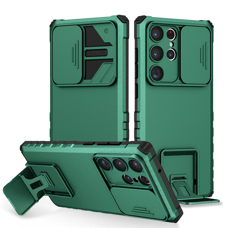 Protective Case with Kickstand – Compatible with Samsung