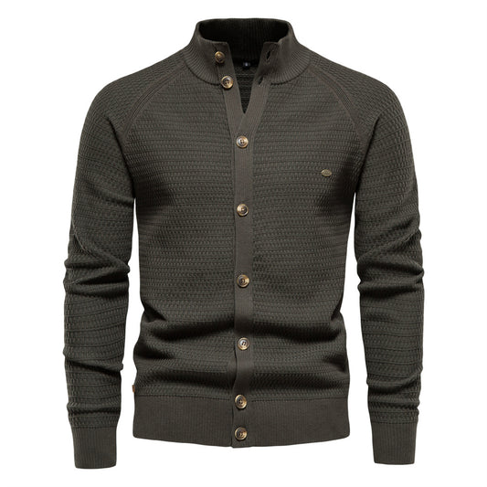 Euro Prestige Business Knit Cardigan Sweater