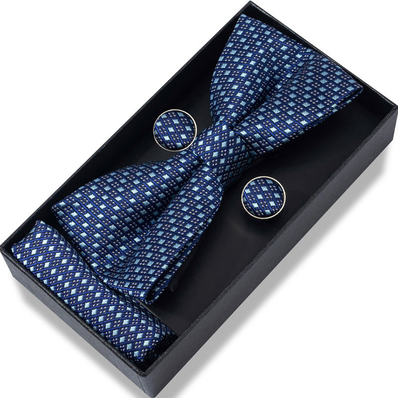 Striped Bow Tie Gift Set