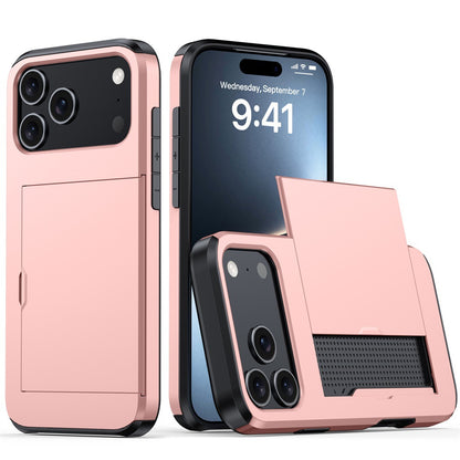 2-in-1 Anti-Drop Wallet Case for iPhone 17 / iPhone 16 / iPhone 15 Pro