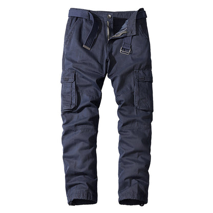 Mens Cargo Pants Spring/Autumn Multi-Pocket Outdoor Casual Trousers
