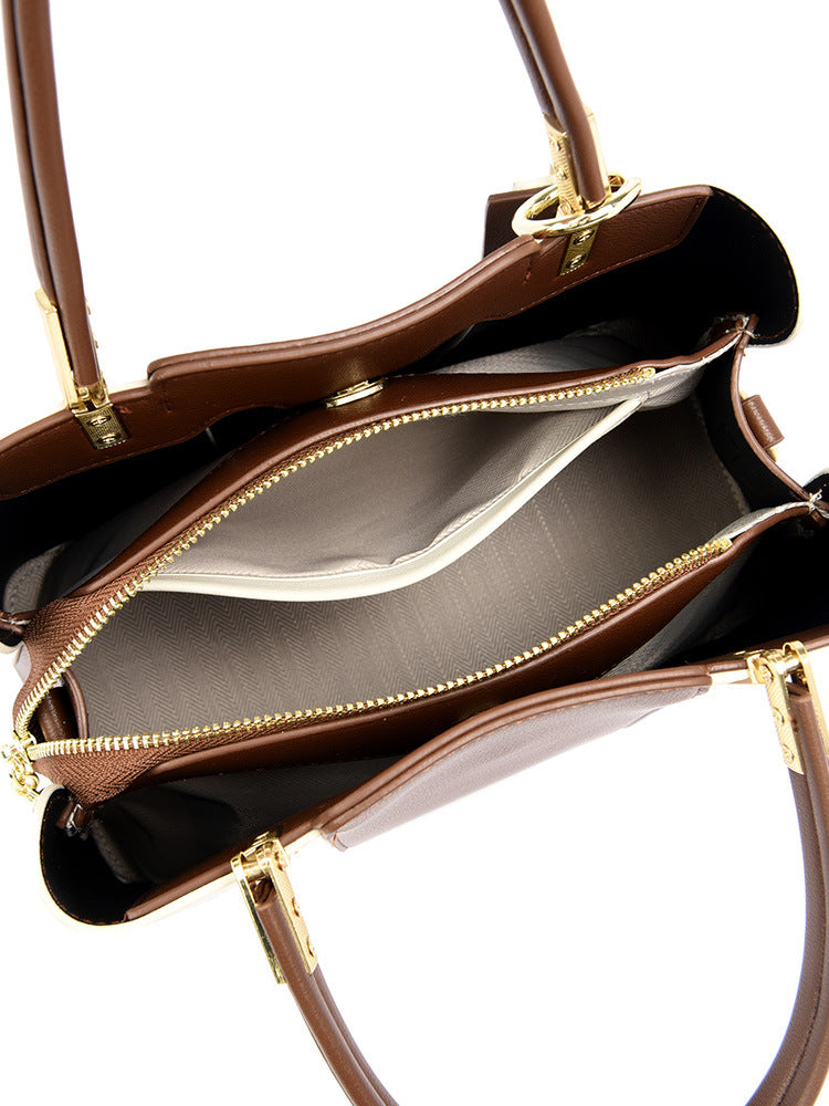 Womens Large-Capacity Fashion Shoulder & Crossbody Handbag