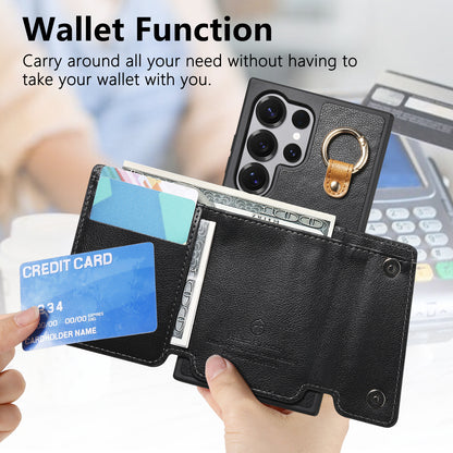 Samsung S25Ultra wallet phone case metal plating