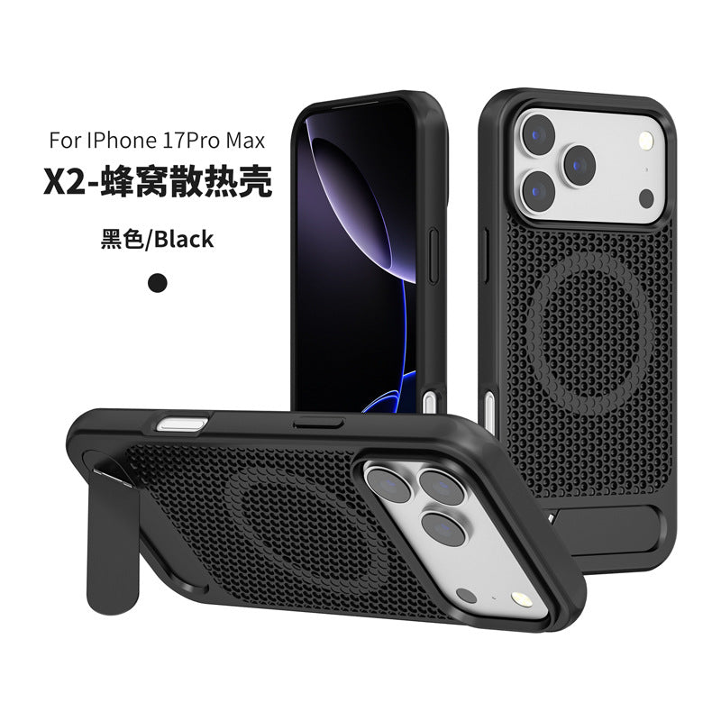 Bracket & Cooling Case for Apple 17 Pro / 16 Plus / Huawei P70