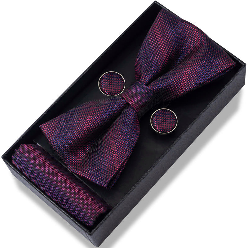Striped Bow Tie Gift Set