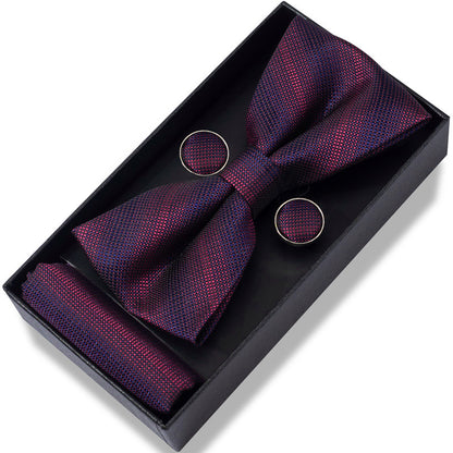 Striped Bow Tie Gift Set