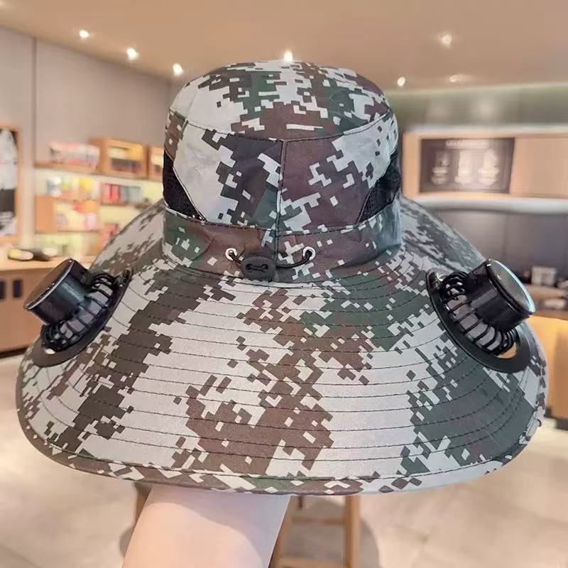 Solar Breeze Pro Solar USB Double Fan Cooling Hat