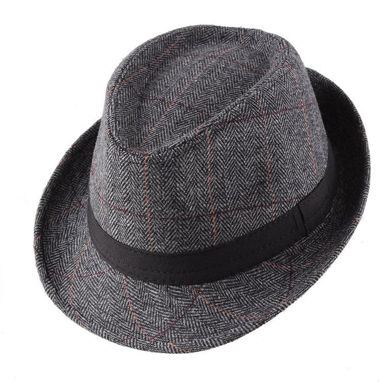 Autumn Plaid Flannel Jazz Hat