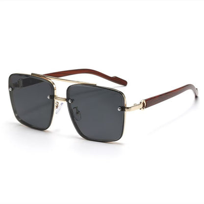 Metal Square Frame high-end  Sunglasses