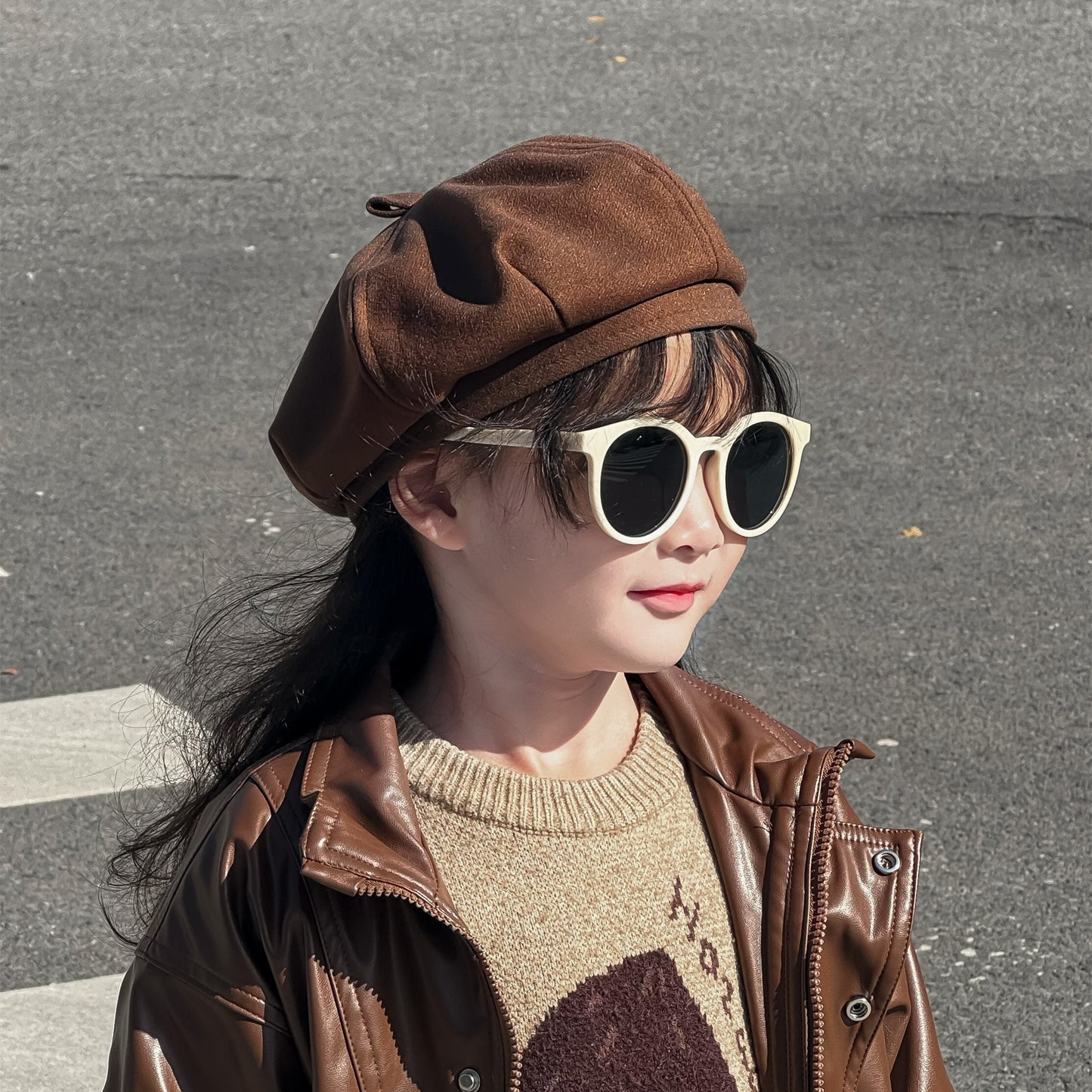 Tide octagonal pumpkin children's hats