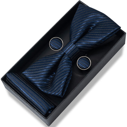 Striped Bow Tie Gift Set