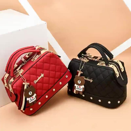 Chic European-Style Quilted Crossbody Bag