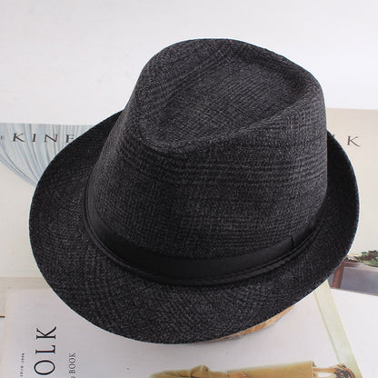 Autumn Plaid Flannel Jazz Hat