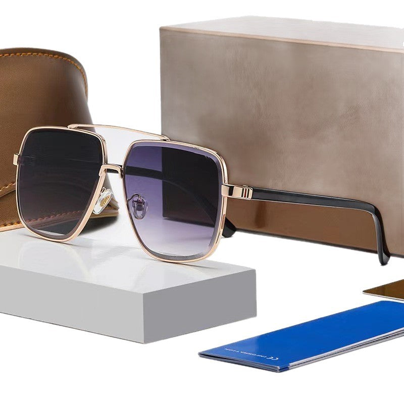 Fashion Vintage Square Frame Men's Sunglasses