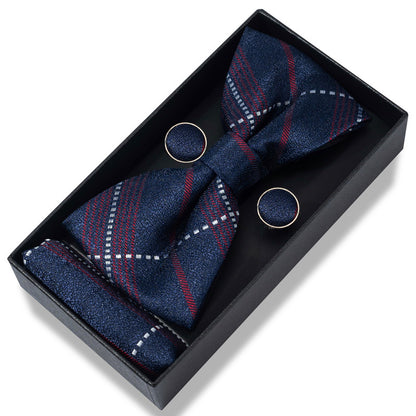 Striped Bow Tie Gift Set
