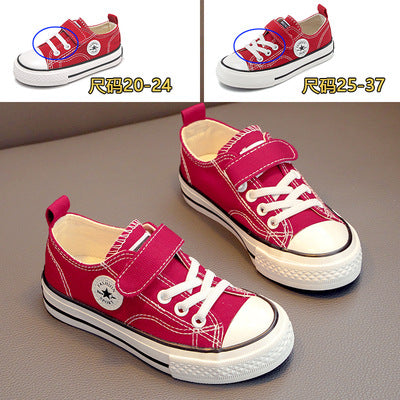 2025 trendy white high-top canvas shoes for babies