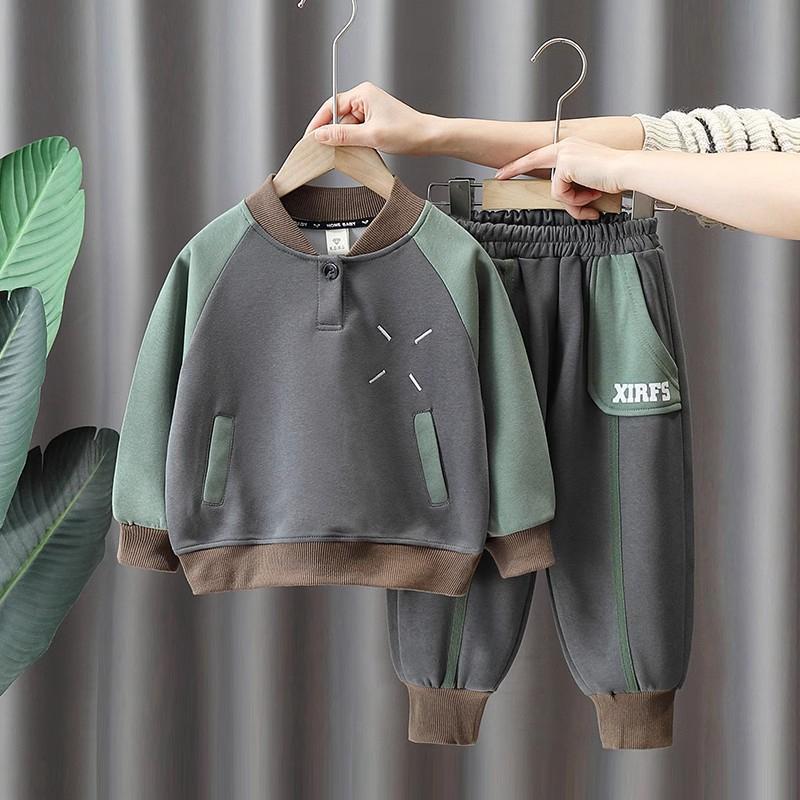 Stylish spring/autumn two-piece set for baby boys