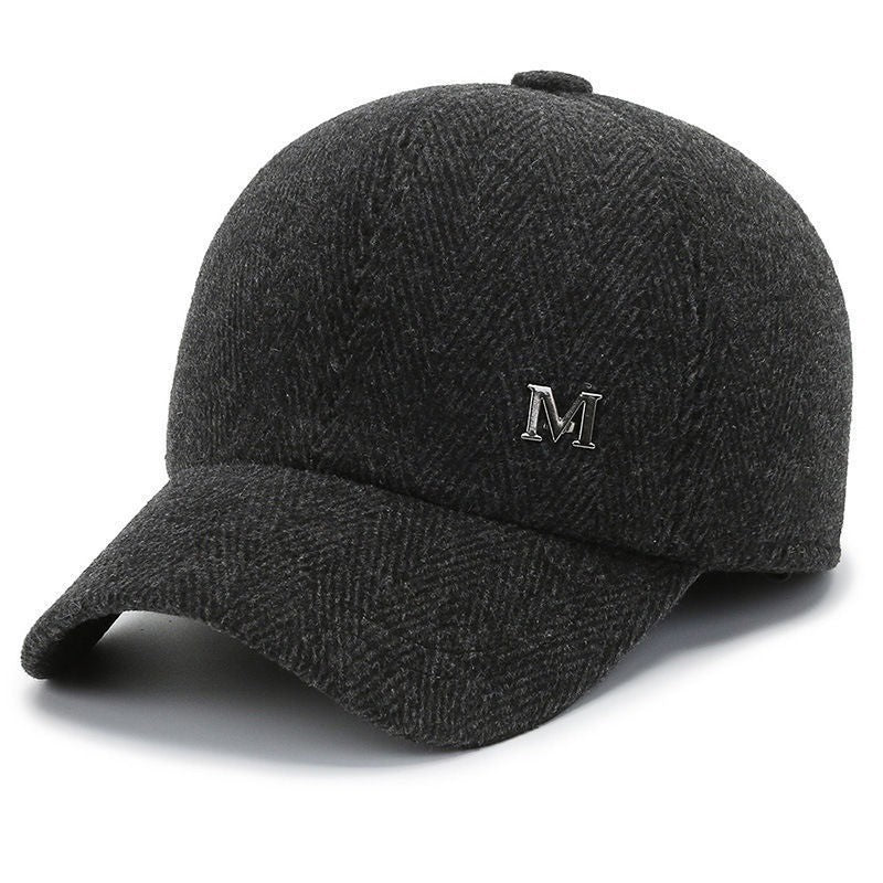 Autumn/Winter Men's Korean Baseball Cap: Large Brim, Casual, Trendy, and Versatile