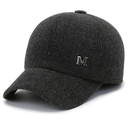 Autumn/Winter Men's Korean Baseball Cap: Large Brim, Casual, Trendy, and Versatile