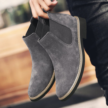 Urban Forge Max Leather Chelsea Martin Boots