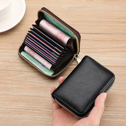 Anti-Degaussing Zipper Wallet f