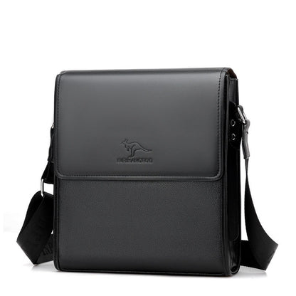 Genuine Leather Texture Shoulder Bag