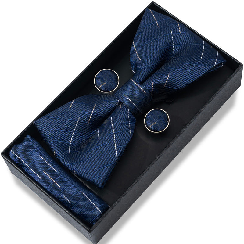 Striped Bow Tie Gift Set