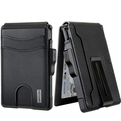 Men's carbon fiber AirTag wallet