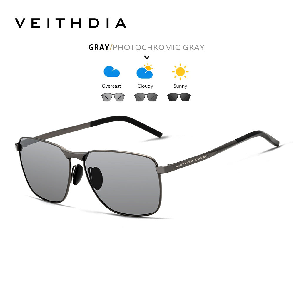 Laser-Engraved Polarized Mens Sunglasses  UV Protection