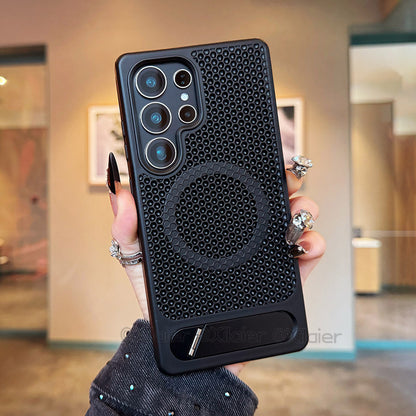 Magnetic Stand Case for Galaxy S25 Ultra / S25 Plus / S24