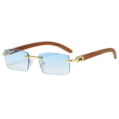 Men's Ultra Clear Rimless Sunglasses