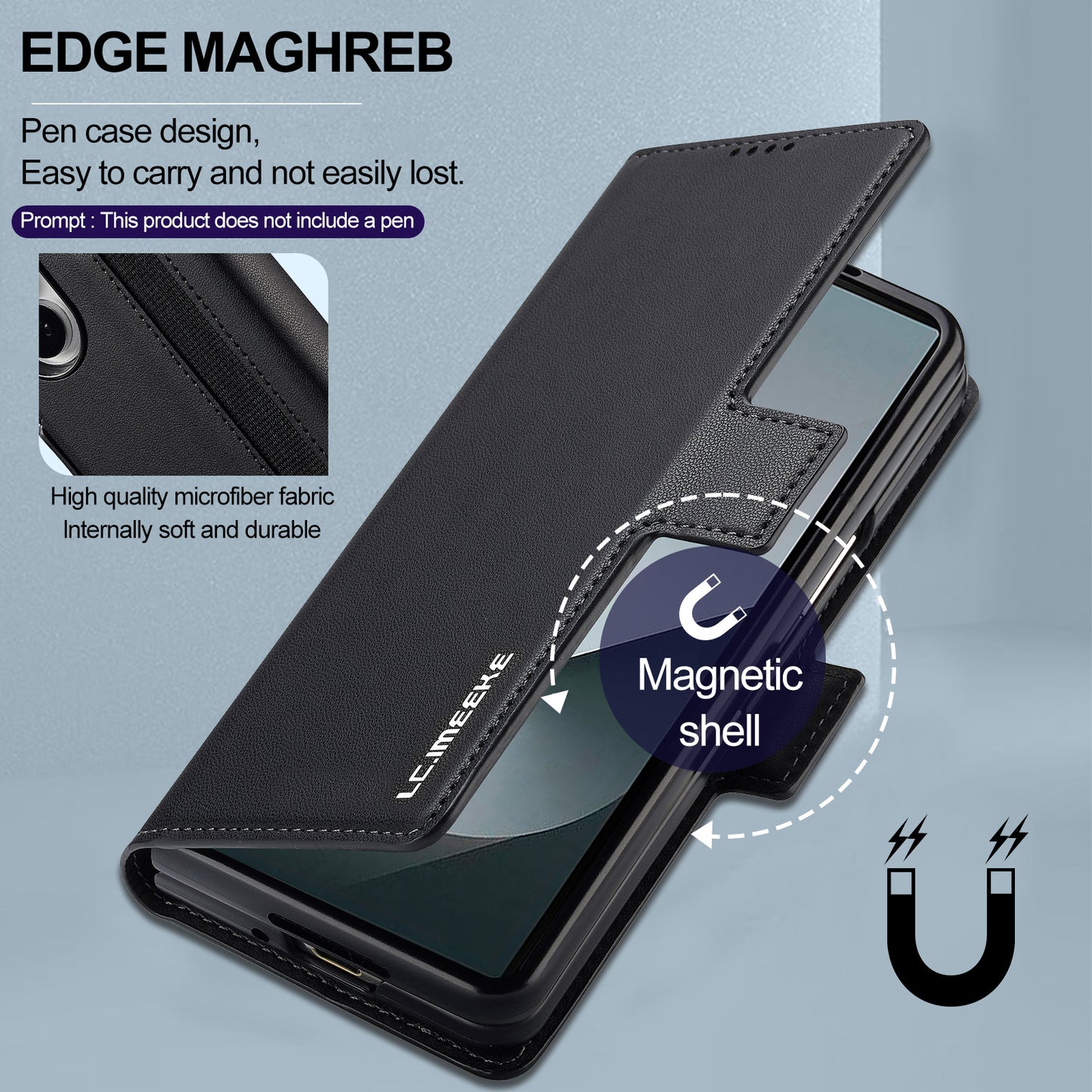 Samsung Z Fold Luxe Wallet Leather Case
