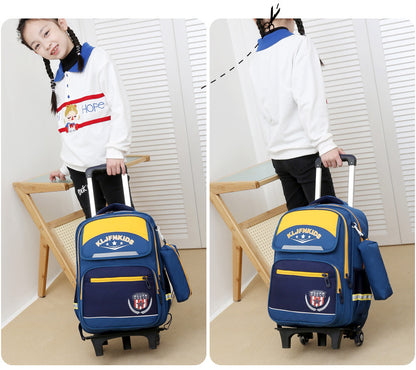 British-Style Primary School Trolley Bag