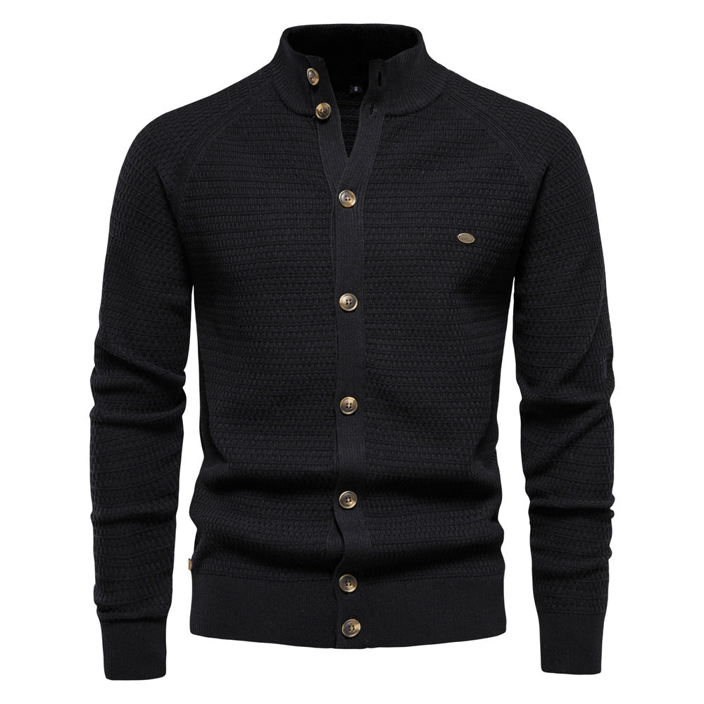 Euro Prestige Business Knit Cardigan Sweater