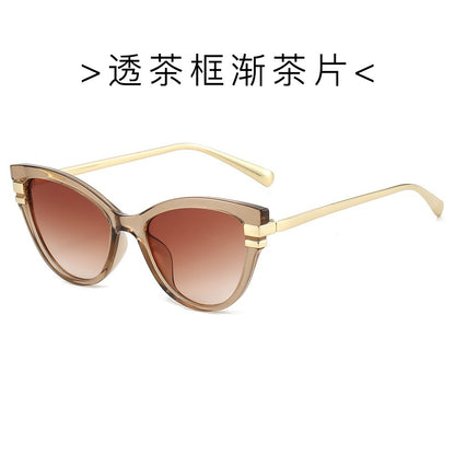 Trendy retro cat eye sunglasses