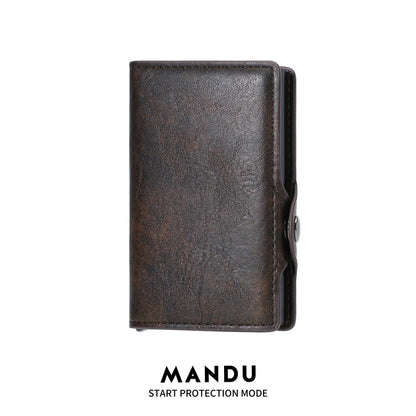 Ultra-Light Multi-Card Aluminum Case with PU Finish