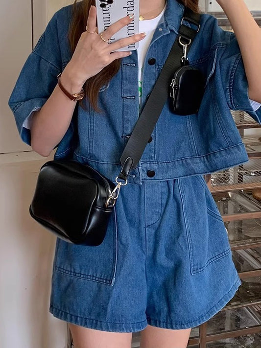 Korean  Retro Small Square Bag