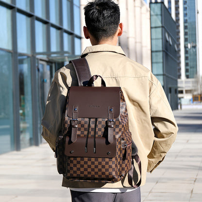 Classic Plaid Business  Backpack