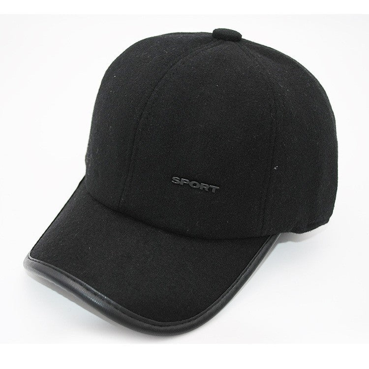 Autumn/Winter Men's Korean Baseball Cap: Large Brim, Casual, Trendy, and Versatile