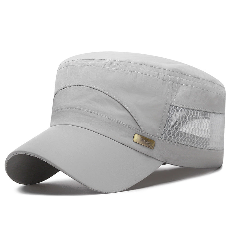 Men's Summer Sunshade: Korean Mesh Flat Cap