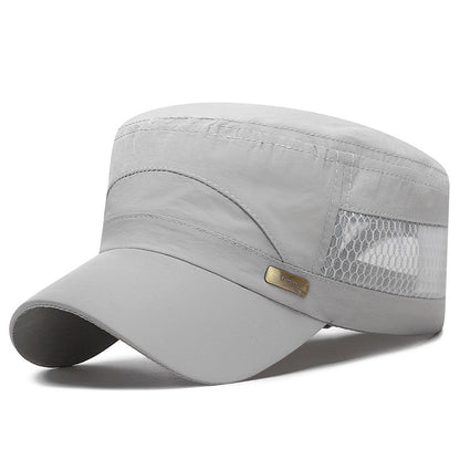 Men's Summer Sunshade: Korean Mesh Flat Cap
