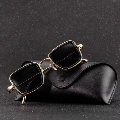 Retro Thick Rim Metal Trend Men's Sunglasses