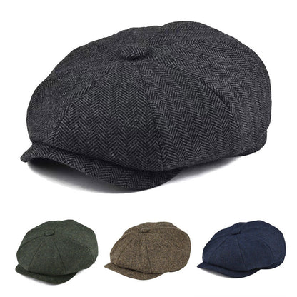 Shelby™ Retro Octagonal News boy Hat