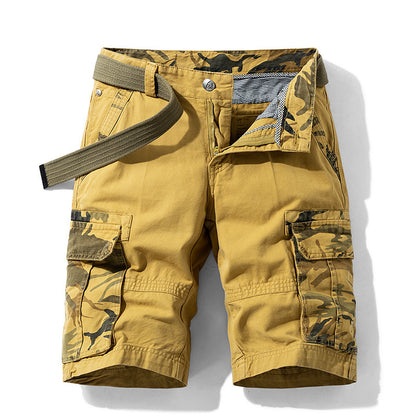 Men's camo cargo shorts