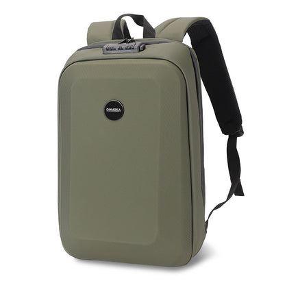 Men's Hard Shell Backpack - Business Casual Commuter Computer Bag