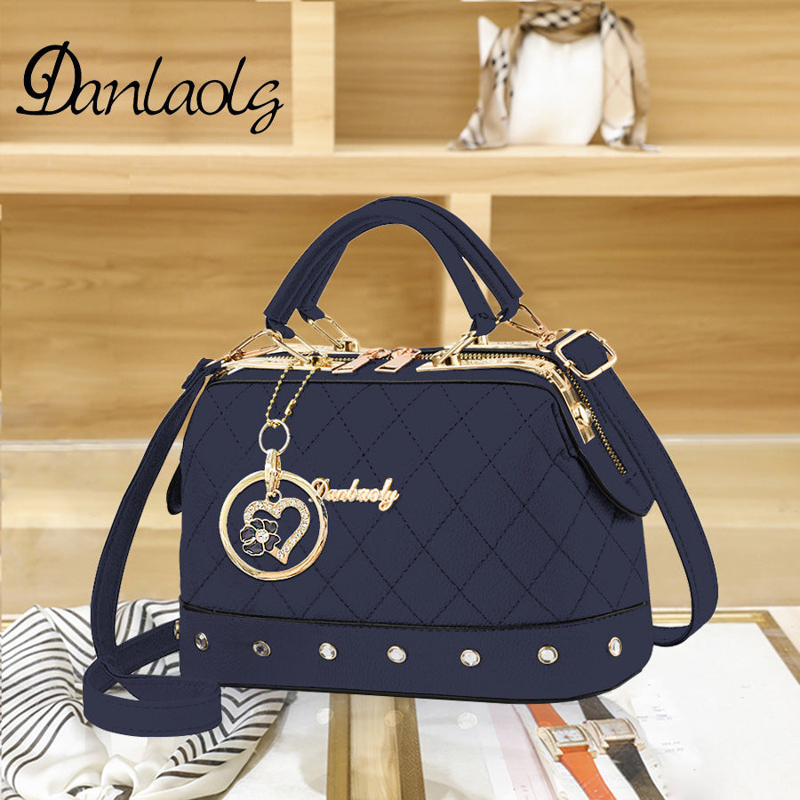 Chic European-Style Quilted Crossbody Bag