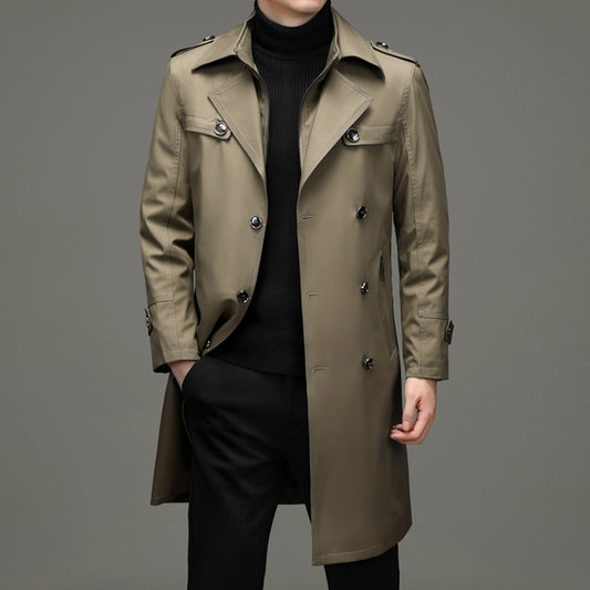 Winter Core Elite Long Over-the Knee Fleece Trench Coat