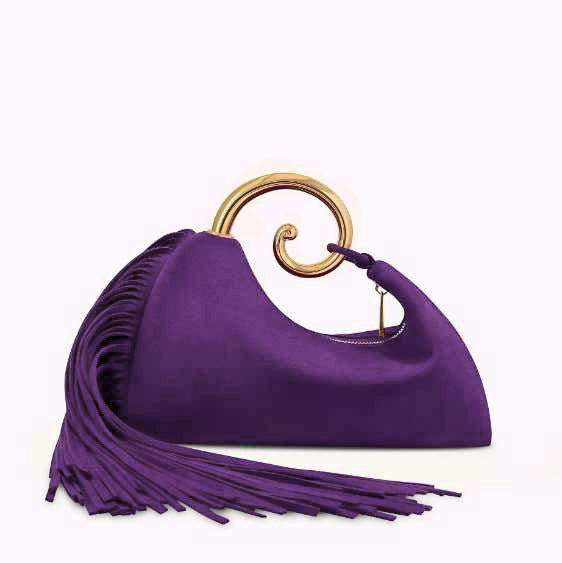 Suede Tassel Handbag  Fashionable Banquet & Commuter Bag
